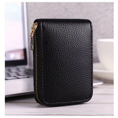 Men's PU Leather Card Case Coin Cards Holder Bag