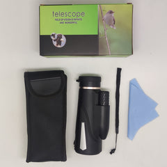 HD Waterproof Monocular BAK4 Prism Bird Watching Hiking Camping