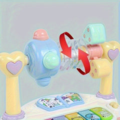Puzzle Baby Piano with Rotating Music Function