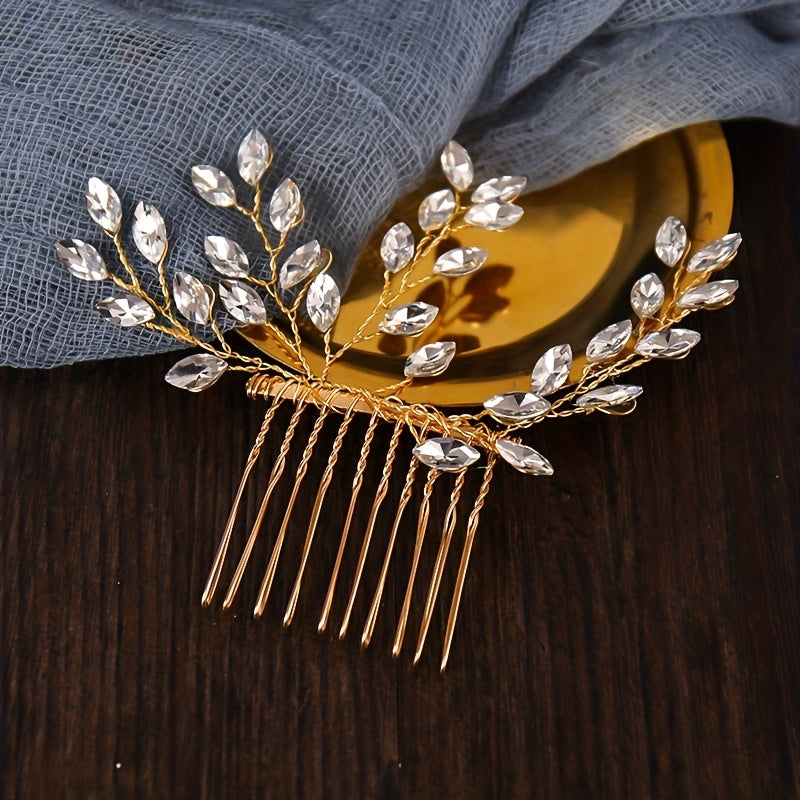 Crystal Hair Comb Bridal Hair Accessories Wedding Headdress