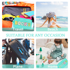 Preppy Makeup Bag With Strap Waterproof Travel Toiletry Bag For Student