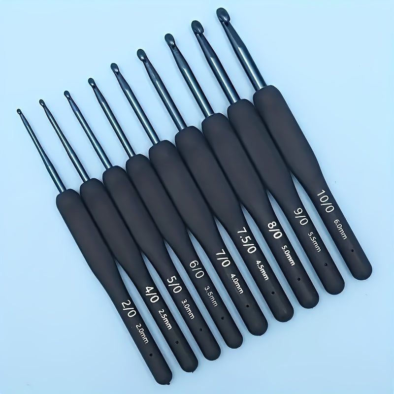 Ergonomic Soft Handle 5pcs 9pcs Crochet Hooks for Arthritic Hands
