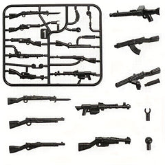 5pcs Military Weapon Accessories Storage System for Building Toys