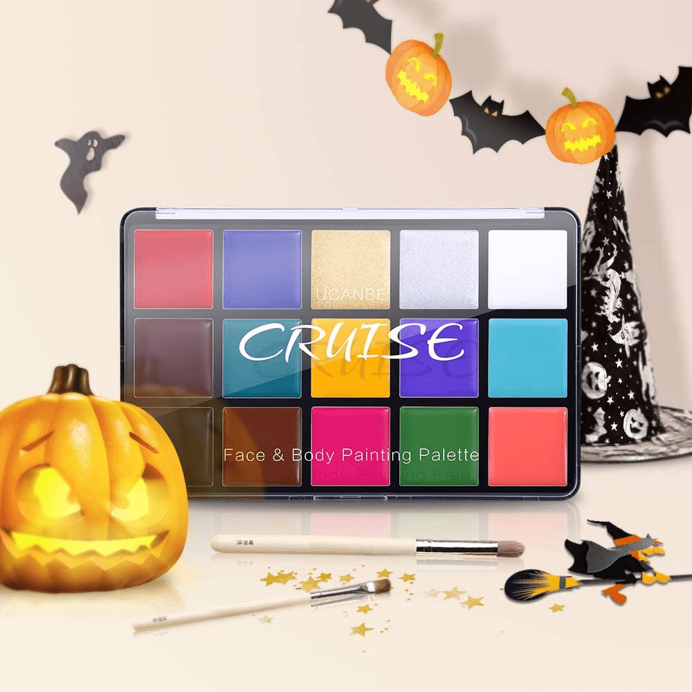 Ucanbe CRUISE Face Body Painting Palette 15 Shades