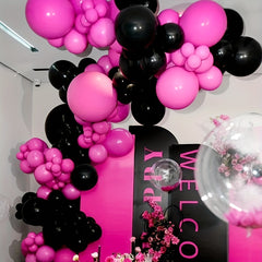 40pcs Rose Red Latex Balloons Wedding Birthday Anniversary Graduation Decor