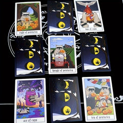 Outdoor Raccoon Tarot Board Game for Picnic Party
