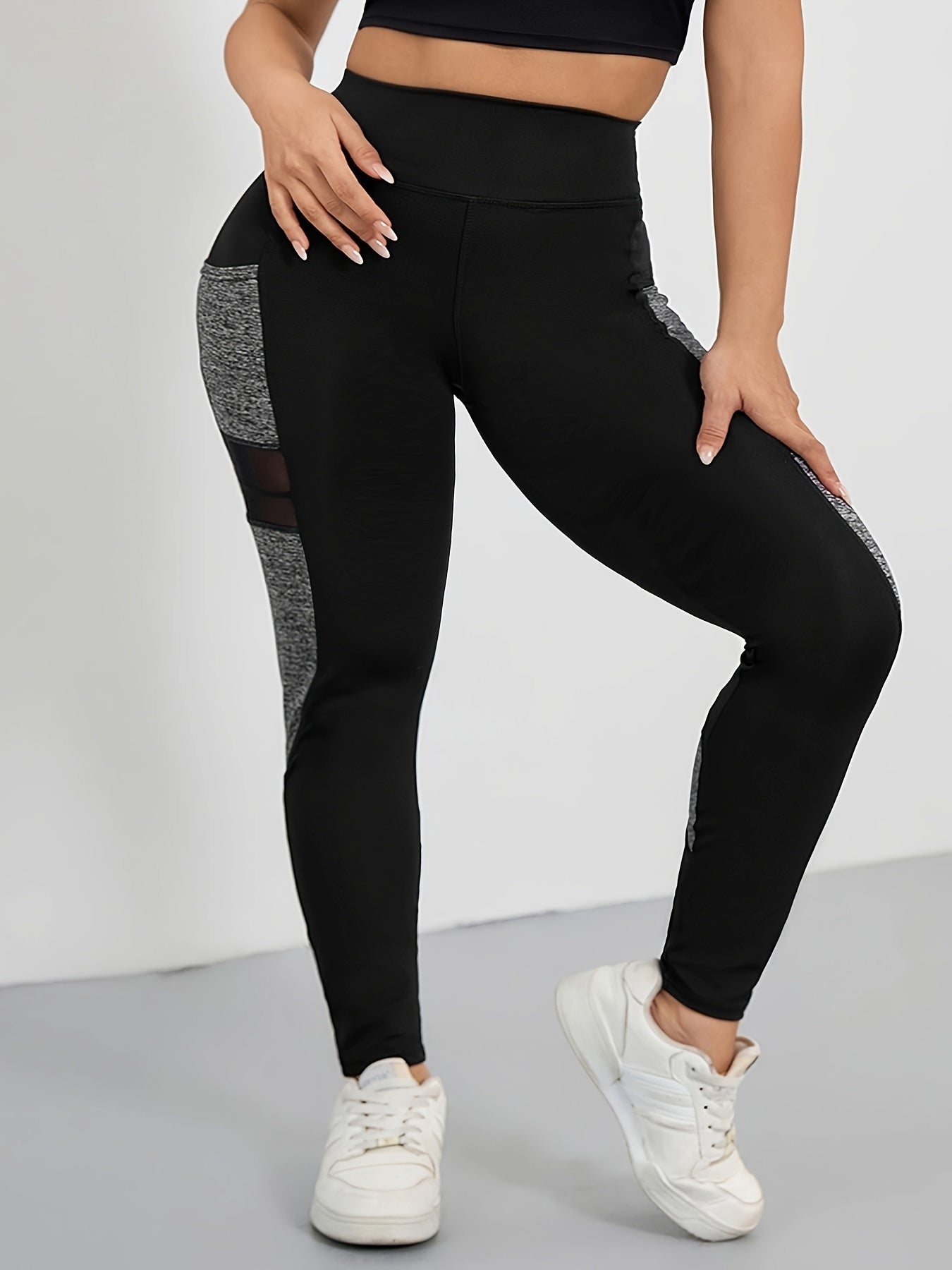 Colorblock High Rise Fitness Leggings