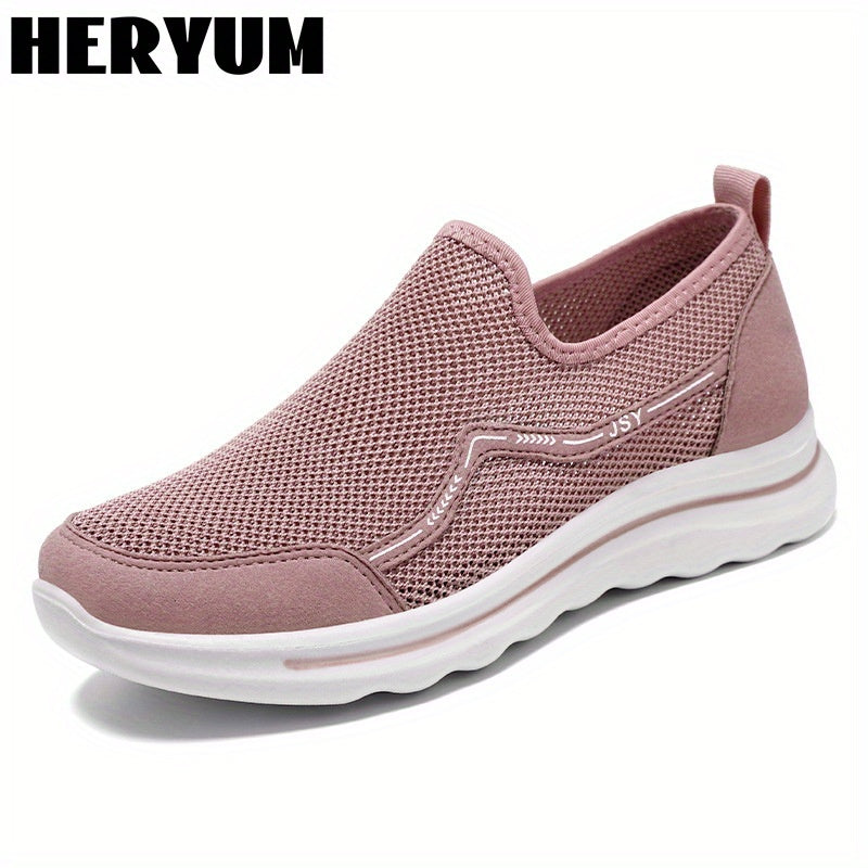 Women's Mesh Slip-On Sneakers Lightweight Breathable Casual Shoes