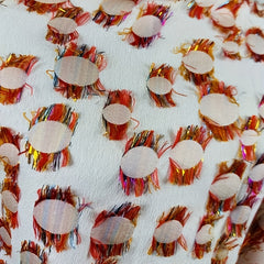 Embossed Jacquard Fabric Dress Clothing Fabric DIY High end Skirt Fabric