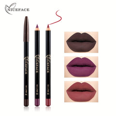 Matte Waterproof Lip Liner Pen Nude Contouring Makeup Stick