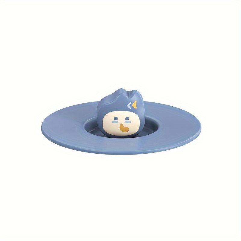 Cartoon Silicone Cup Cover Non-slip Dustproof Tea Cup Lid