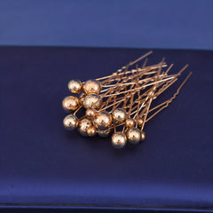 18pcs Faux Pearl U Shaped Hair Clip