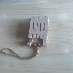 1:12 Dollhouse Sleigh Ornament Christmas Decor Pendant