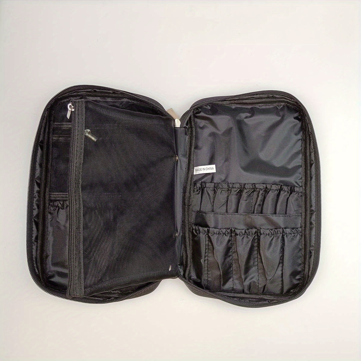 Makeup Brush Organizer Travel Cosmetic Bag with Handles