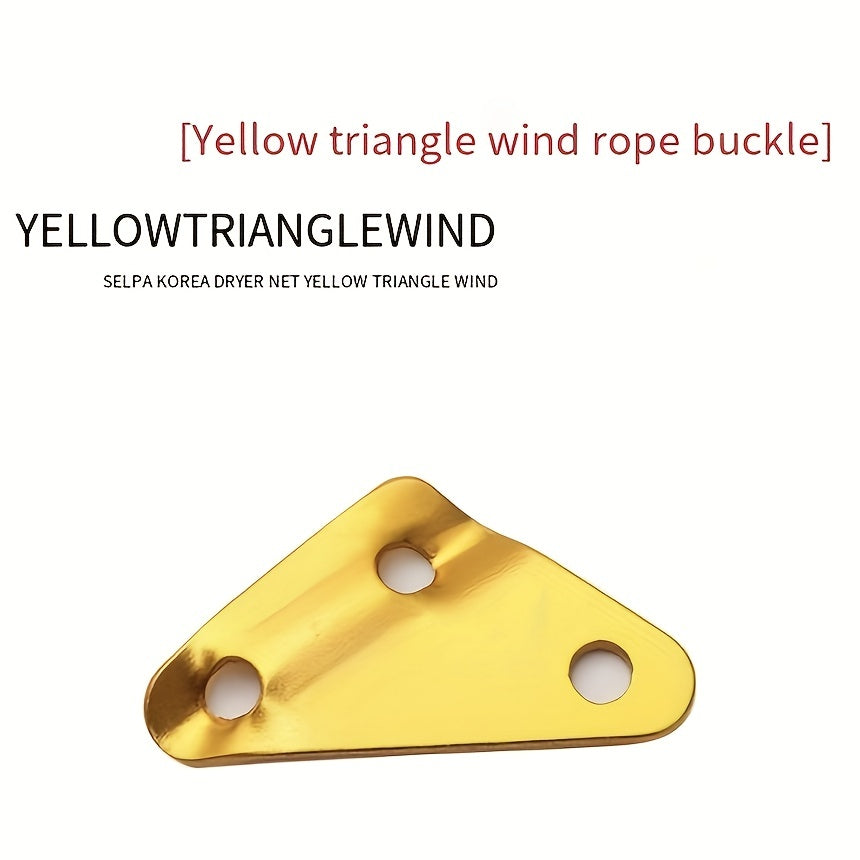 Aluminum Triangle Buckle for Windproof Tents/Curtains