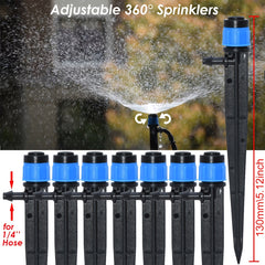 Adjustable Irrigation Misting Dripper 360degree Sprinkler Drip Watering Tool