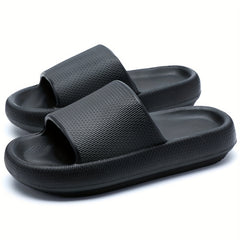 Men's Thick Soft Slides Assorted Colors Casual Cozy Slippers