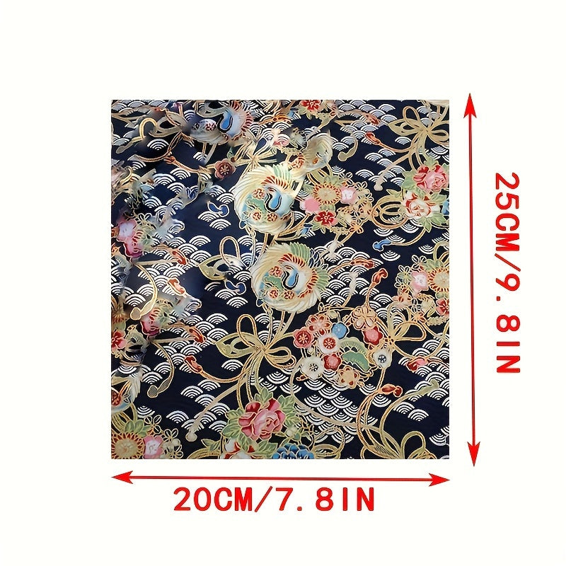 6pcs Japanese Style Cotton Craft Fabric Bundle for DIY Patchwork Sew