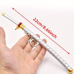 Demon Slayer Spring Swords Cosplay Anime Sword Key Chain Fans Gift
