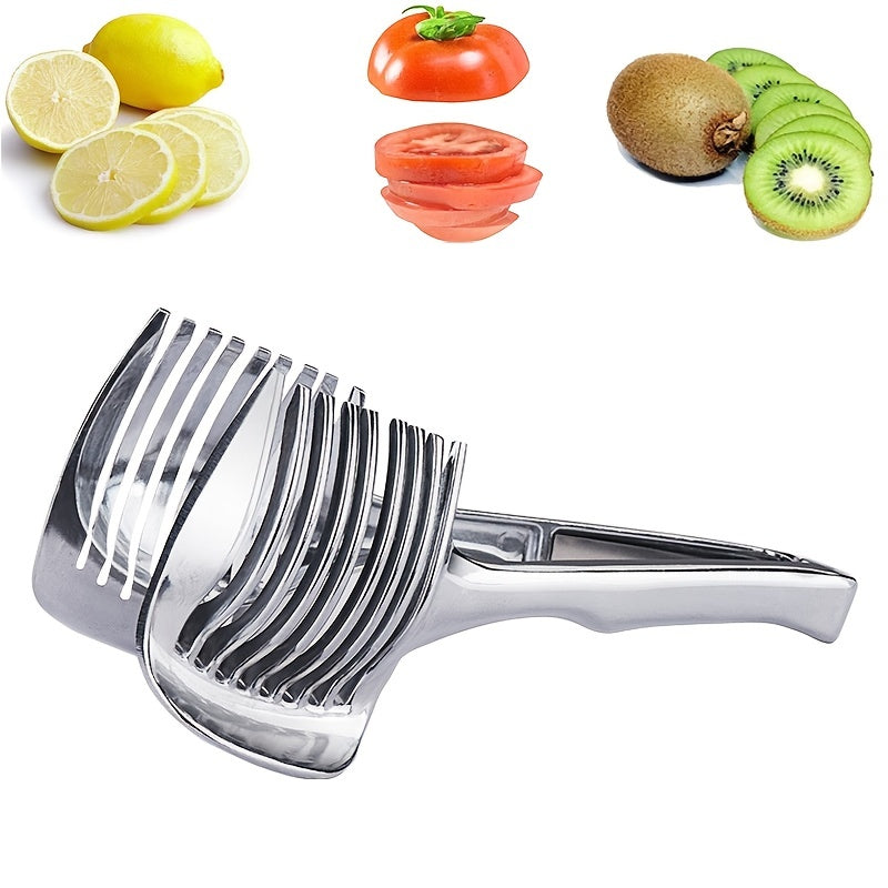 Stainless Steel Slicer for Tomatoes, Lemons, and Onions