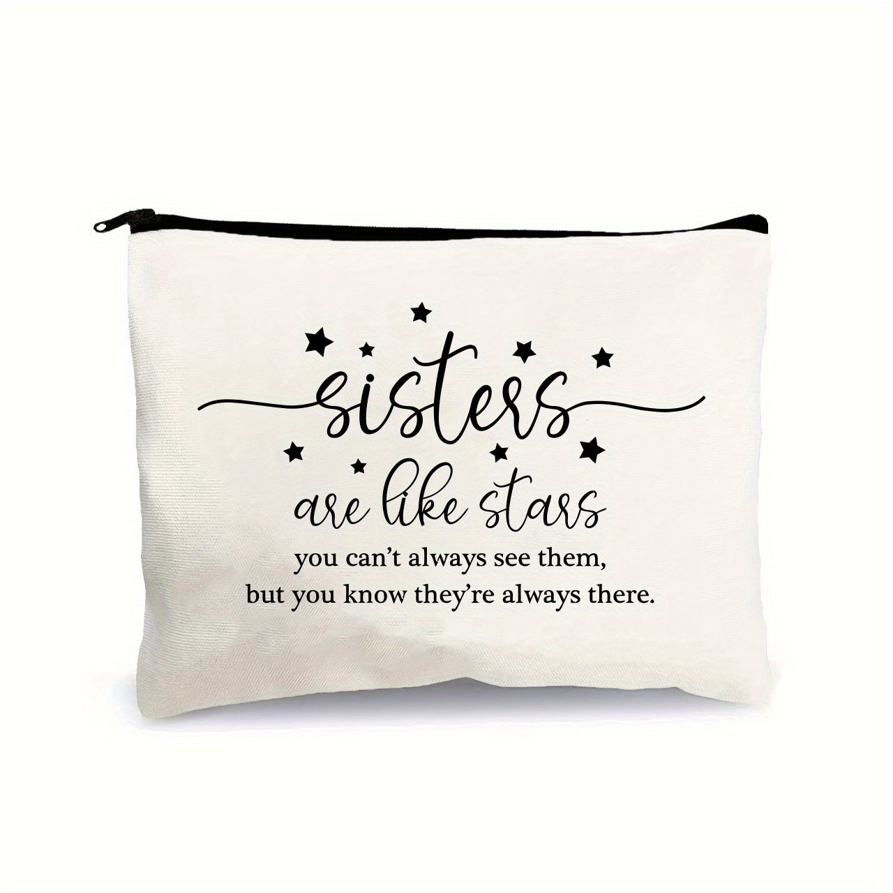 Sisters Are Like Stars Makeup Storage Bag