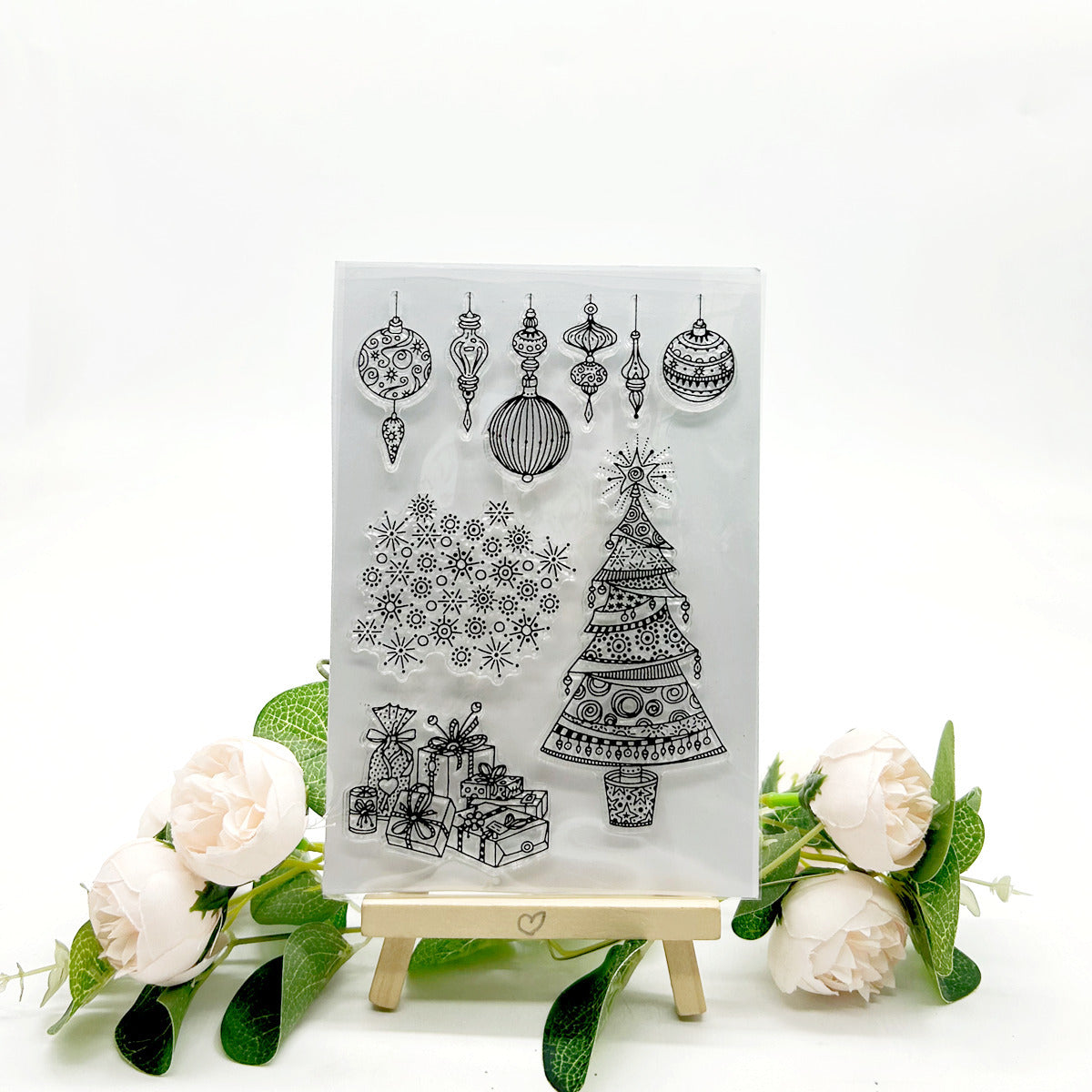 Christmas Tree Stamp Painting Tool Scrapbooking Decoration Silicone