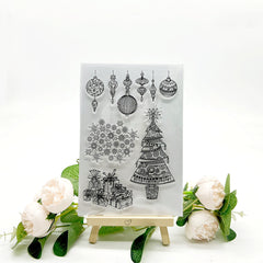 Christmas Tree Stamp Painting Tool Scrapbooking Decoration Silicone