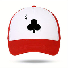 Unisex Breathable Adjustable Baseball Cap With Club A Pattern