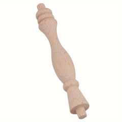 4pcs Solid Wood Porch Bridge Unpainted Wood Craft Spindles Baluster