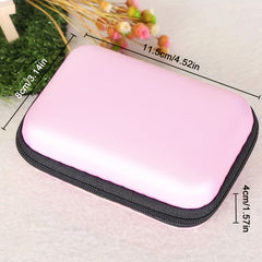 2pcs Travel Charger Storage Bags Mini Earphone Storage Boxes