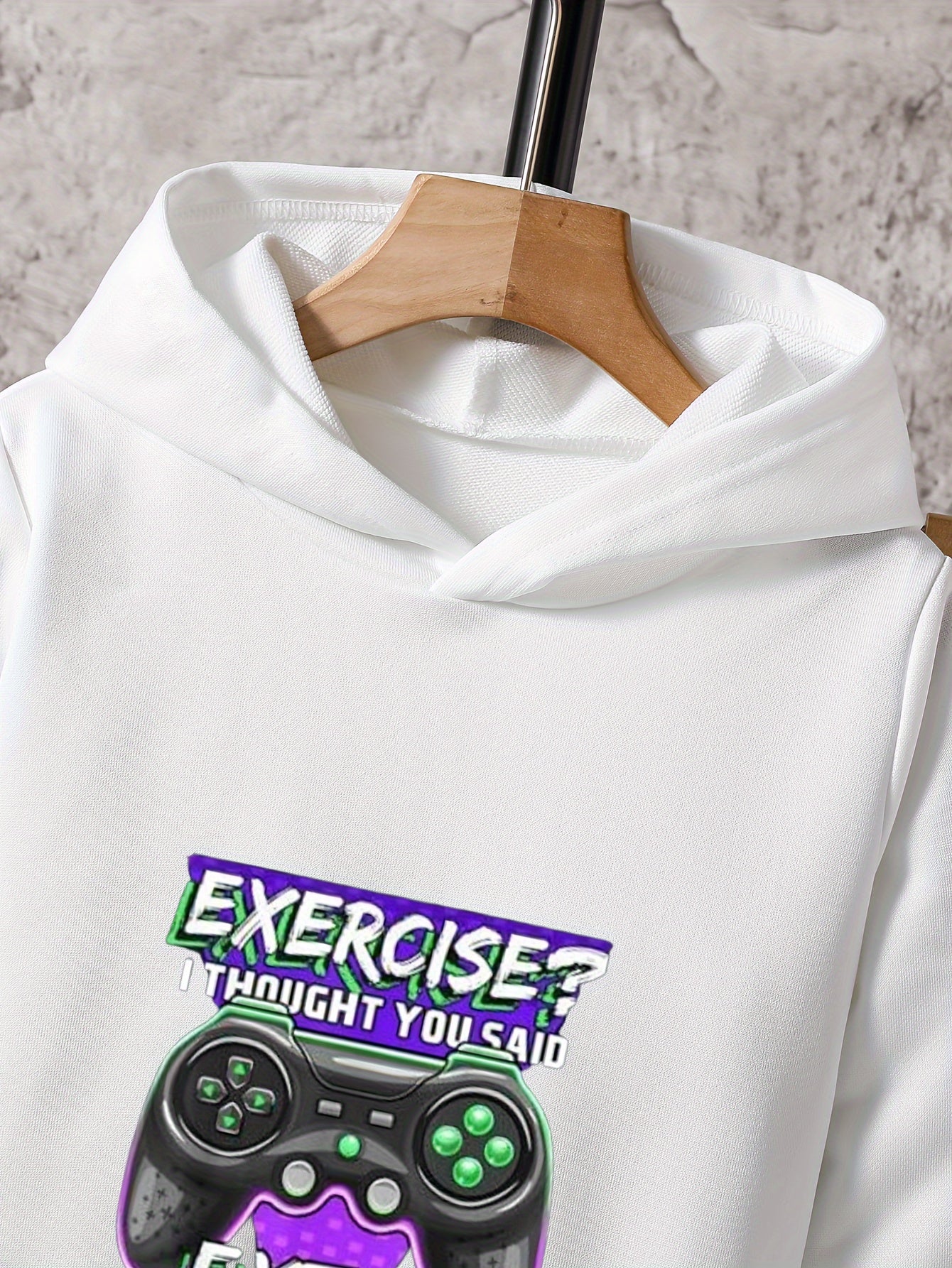Boys Casual Hoodie & Sweatpants Set, Long Sleeve, Elastic Waist