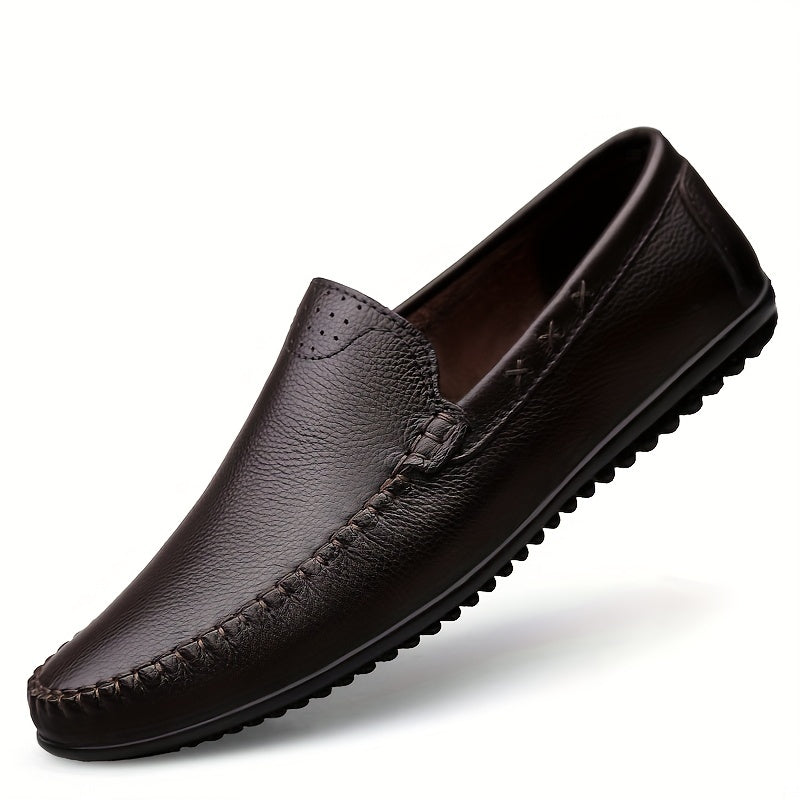 Men's Stitched Slip On Loafers Smart Casual Shoes