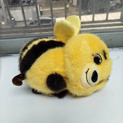 Yellow & Striped Bee Plush Toy with Expressive Eyes Large Antennae