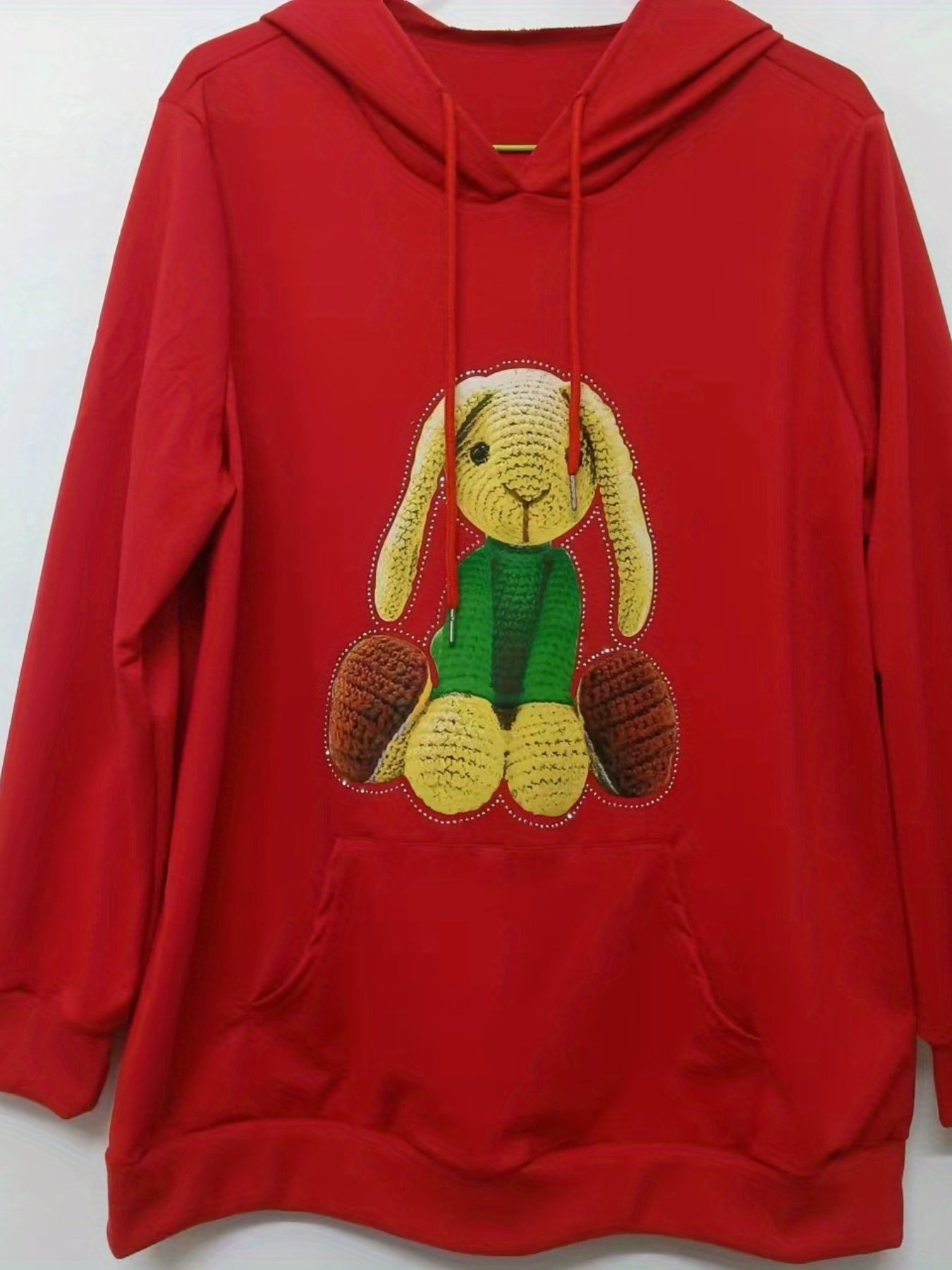 Women's Rabbit Long Sleeve Hoodie With Pocket