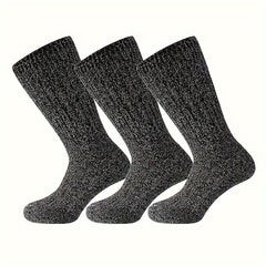 Men's Athletic Wool Socks Running Outdoor Sports Shock Absorbing