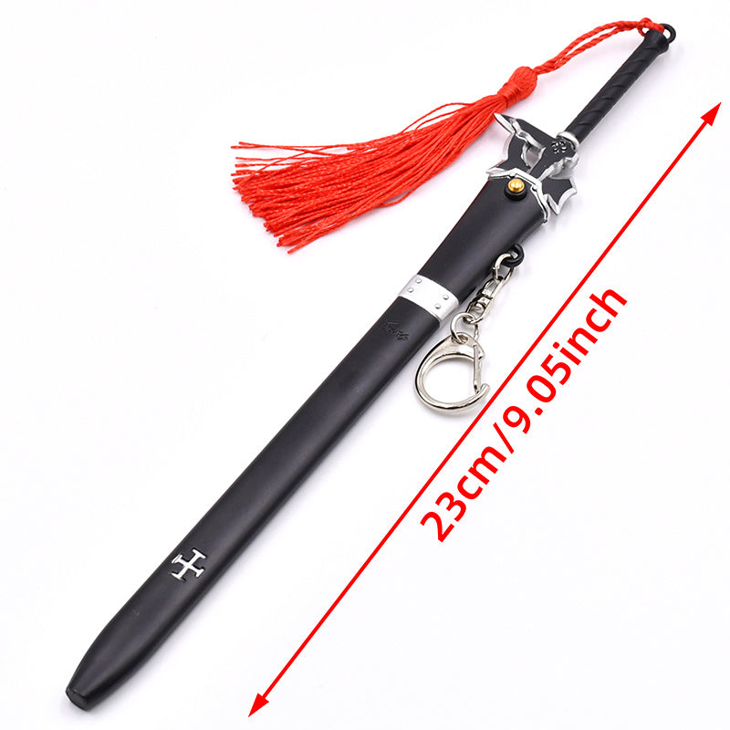 Decorative Sword Alloy Weapon Anime Sword Blade Keychain