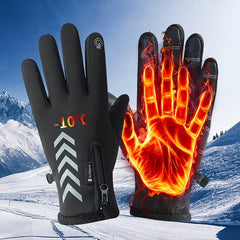 Men's Winter Cycling Gloves Touchscreen Windproof Non-slip