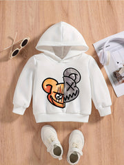 Bear Pattern Baby Boys Hoodie For Spring Fall Winter