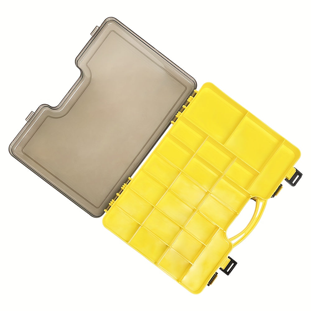 Yellow Tool Box Parts Organizer Box