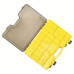 Yellow Tool Box Parts Organizer Box