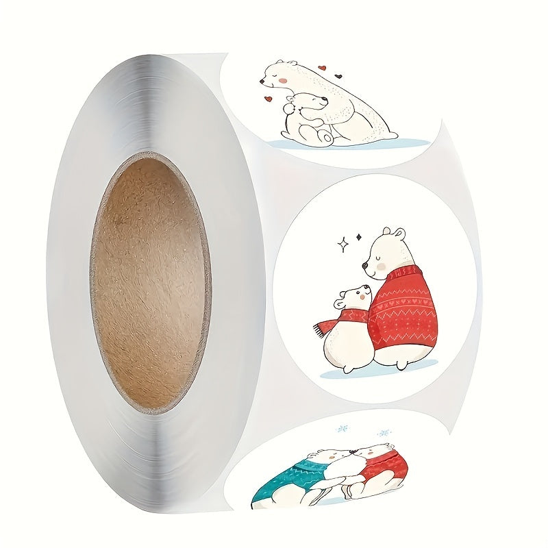 500pcs Cartoon Animal Stickers Box Seal Sticker