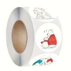 500pcs Cartoon Animal Stickers Box Seal Sticker
