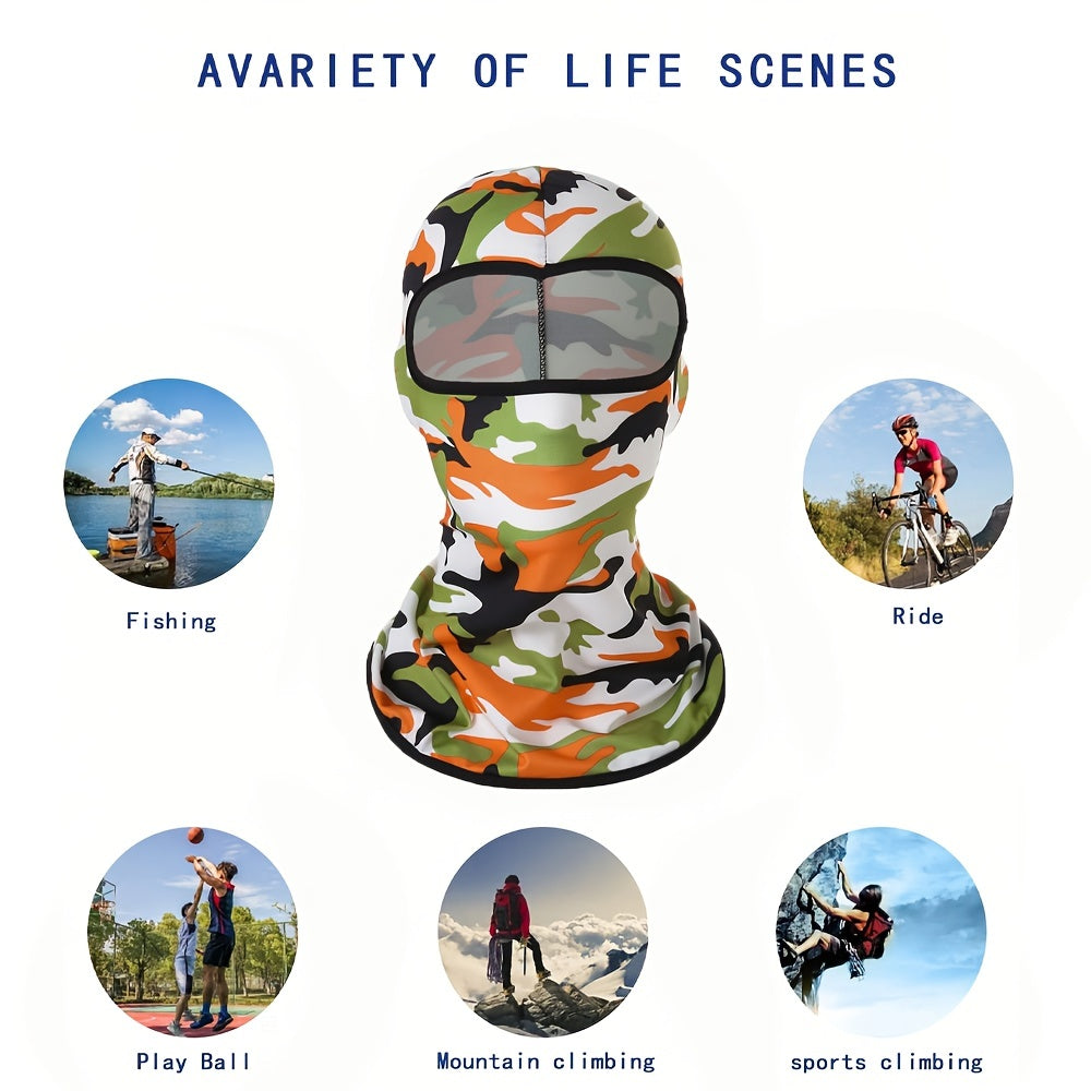 Summer Outdoor Cooling Face Mask Windproof Dustproof UV Protection Neck Gaiter