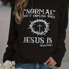Women's Warm Fleece Sports Sweatshirts Long Sleeve Round Neck Pullover