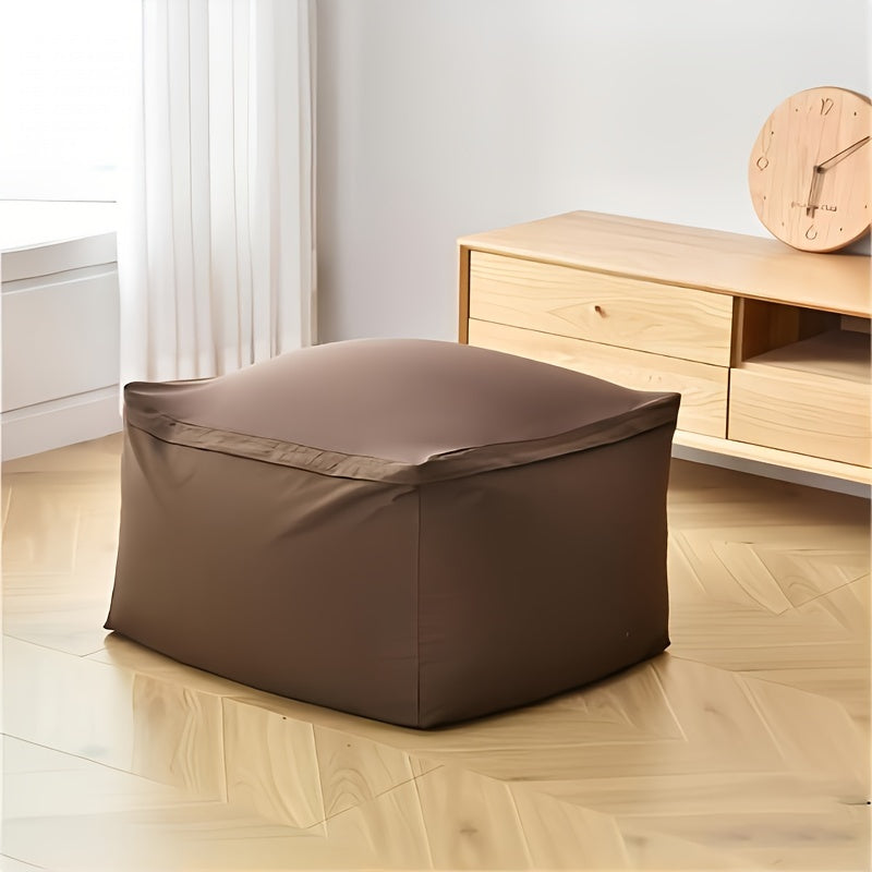 Cotton Linen Bean Bag Cover Soft Durable Protector for Bedroom Living Room