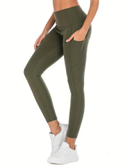 High Stretch Sports Leggings With Pockets for Yoga Fitness Gym