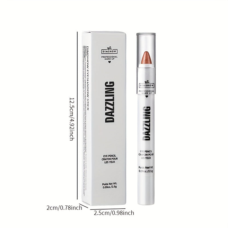 Monochrome Eyeshadow Pencil Waterproof Brightening Stick 12 Colors