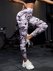 High Waisted Camo Leggings for Women