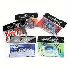 5 pack Football Captain Armbands Adult Letter C Elastic Wrap Team Armbands