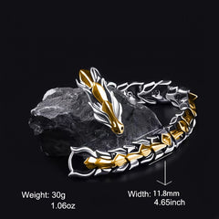 Vintage Mens Dragon Bracelet Hip Hop Punk Bracelet